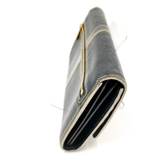 Louis Vuitton LV Long Wallet Portefeuille Le Favori Black Suhali - Picture 3 of 6